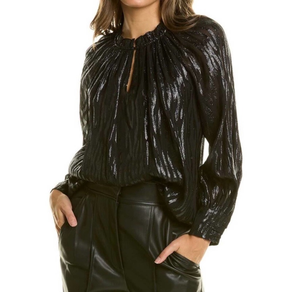 Rebecca Taylor Safari Silk-blend Blouse